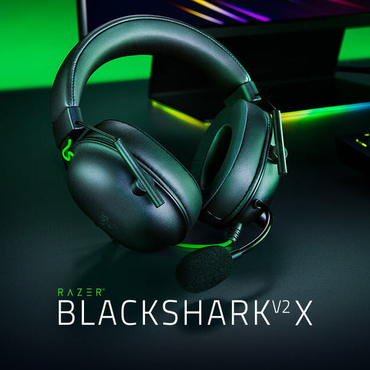 Razer BlackShark V2 X Wired - Esports Headset Advanced Passive Noise Cancellation